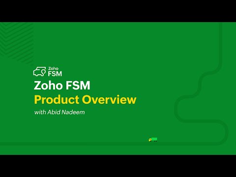 Zoho FSM Product Demo Webinar