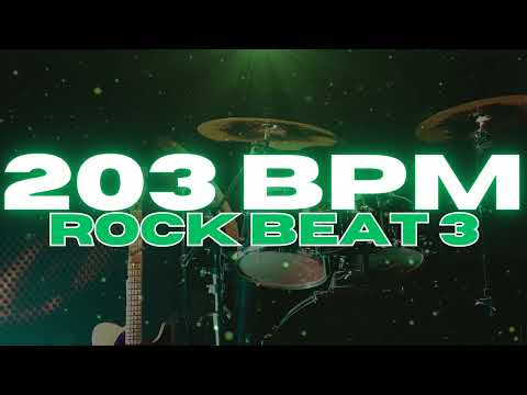 203 BPM - Rock Drum Beat - Loop 3