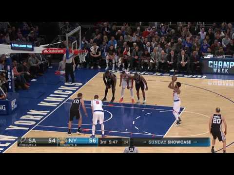 Derrick Rose vs San Antonio Spurs 12.02.2017 (18Pts)