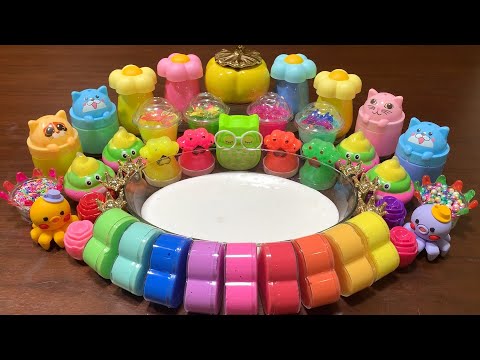 Mixing Store Bought Slime Into GLOSSY Slime!! Best Slime! Satisfying DIY Slime Video #480