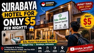 Download lagu 😱 $5 HOTEL IN INDONESIA?! | Surabaya's Cheapest Hotel 🇮🇩 | Budget Travel mp3
