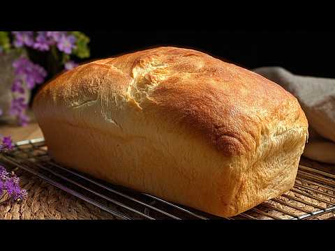 The easiest bread with butter: no kneading! Tastier than store-bought.