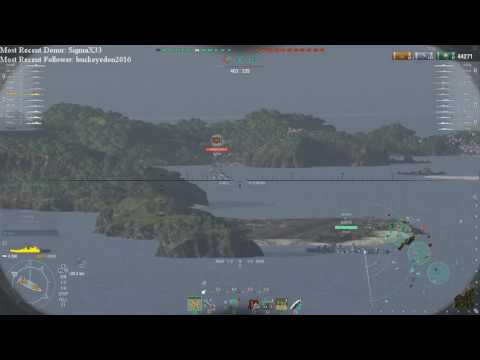 World of Warships 0.5.14.1 - Zao 211K Damage FIRE ALARM!