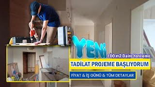 Yeni Ev Tadilat ve Dekorasyon Projeme Başladım & Eski Daireyi Tamamen 