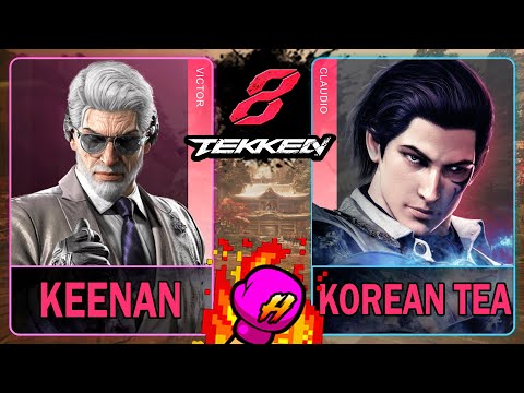 Tekken 8 Keenan (VICTOR) VS Korean Tea (CLAUDIO)🥊 鉄拳8🥊4K 60ᶠᵖˢ🥊T8🥊TK8 #tekken