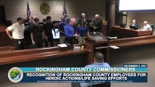 Rockingham County EMS Workers Recognized For Heroic Actions / Life Saving Efforts