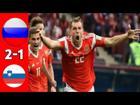 RUSSIA 🇷🇺 VS SLOVENIA 🇸🇮(2-1)extended highlights & all goals