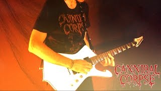 Cannibal Corpse Staring Through The Eyes Of The Dead Instrumental Guitar Cover (HD sound &amp; Image)