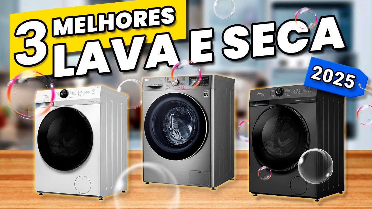 As 3 MELHORES LAVA E SECA de 2025!✅ (Melhor Máquina de Lavar e Secar)