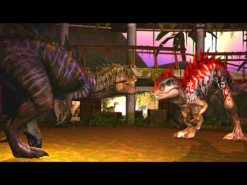 INDOMINUS REX VS INDOMINUS REX GEN 2 | JURASSIC WORLD THE GAME