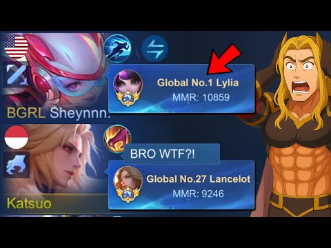 I ACCIDENTALLY MET THE CRAZIEST PLAYER IN MLBB! 😱 | GLOBAL LANCELOT MET TOP 1 GLOBAL LYLIA! 🤯 - MLBB