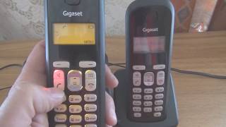 Funktionsprüfung Telefon   Gigaset AS300A, Functional Testing Cordless phone  Gigaset AS300A