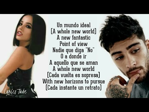 ZAYN, Becky G - Un mundo ideal (Lyrics) (Versión Créditos) (De "Aladdin"/Audio Only) (Letra)