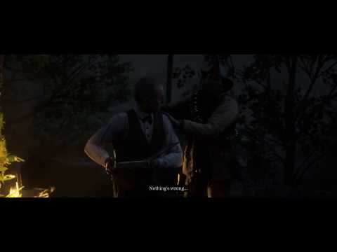 Red Dead Redemption 2 - Arthur kicks Leopold Strauss out of the camp
