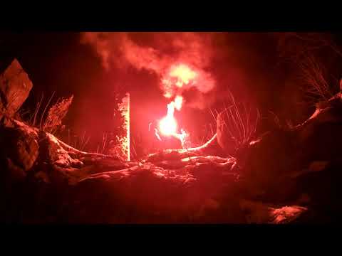 Winter camping in Rudawy Janowickie (Sudety mountains)