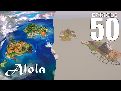 I built All of Alola In Minecraft!!!