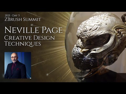 Neville Page - Creative Design Techniques - 2021 ZBrush Summit - Special Presentation