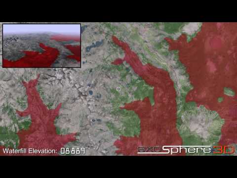 Steve Fossett Crash: 3D terrain visualization and crash site overview