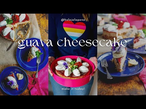 Kate Makes A Silky Sweet and Tropical Guava Cheesecake Perfect For The Holidays | ¡Hola! Jalapeño
