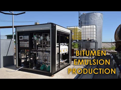 Bitumen Emulsion Production. Globecore UVB-1 Units