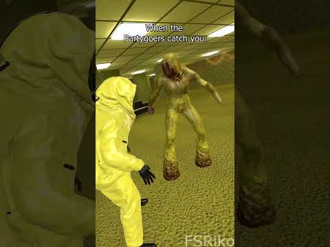 When the Partygoers catch you😩 #backrooms