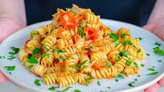 How to Make TUNA PASTA Under 10 Minutes with less then $7