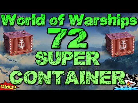 Diese 72 SUPERCONTAINER sind VERRÜCKT!!! "Opening" ⚓️ in World of Warships 🚢