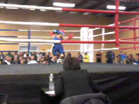 Roosta's 1st boxing fight supacity boxing gym