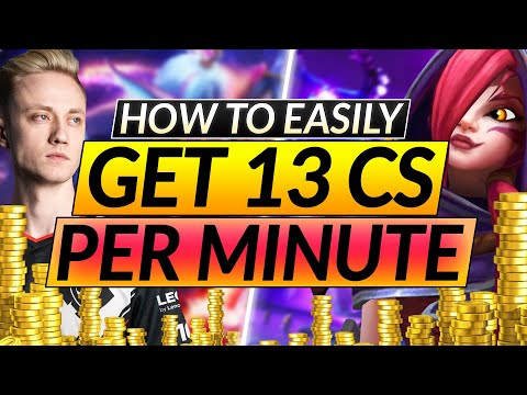 500 CS at 39 MINUTES!? - This is How to CRUSH Lane like a PRO - Farming Strategy Guide