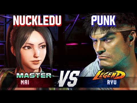 SF6 ▰ NUCKLEDU (Mai) vs PUNK (Ryu) ▰ High Level Gameplay