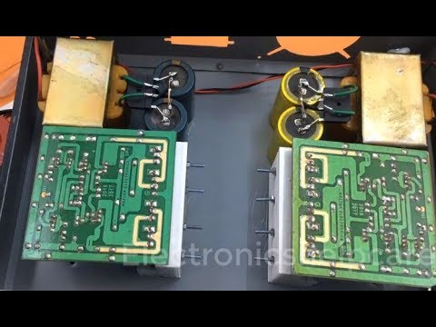 Dual channel power amplifier