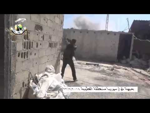 اشتباكات بين عناصر الجيش الحر وقوات النظام في الطيبة