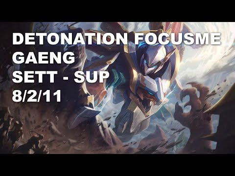 DetonatioN FocusMe Gaeng Sup Sett vs Leona - KR Master Patch 10.8