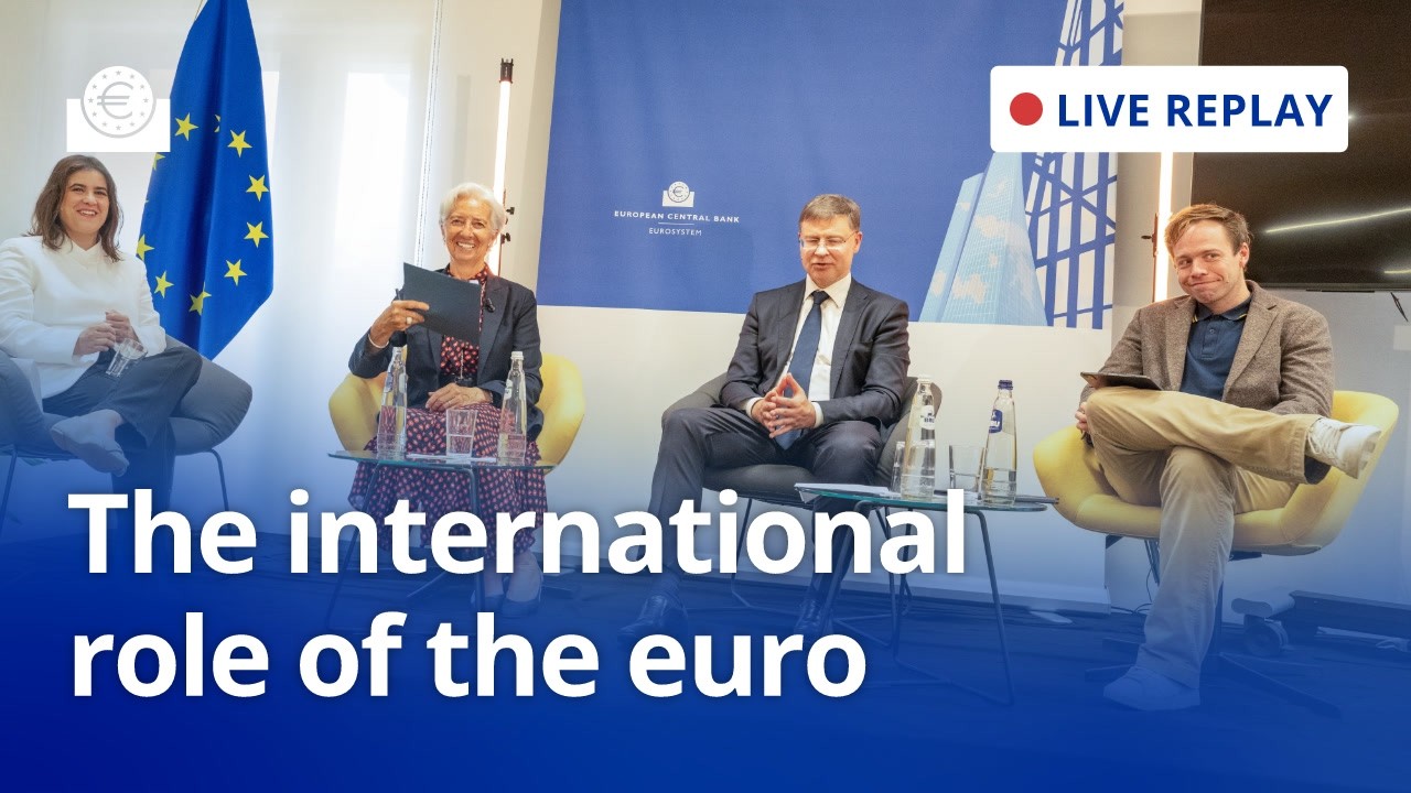 Live - High-level panel discussion on: The international role of the euro