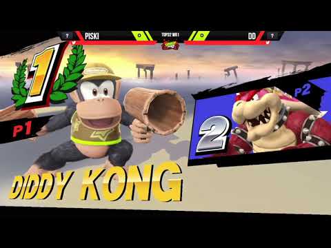 October '17 Ranbat - Piski (Diddy Kong) vs DD (Bowser) - Winner's Round 1 - Smash Wii U