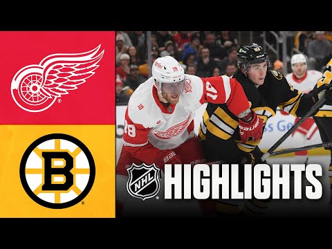 Red Wings vs. Bruins | NHL Highlights | January 13, 2026