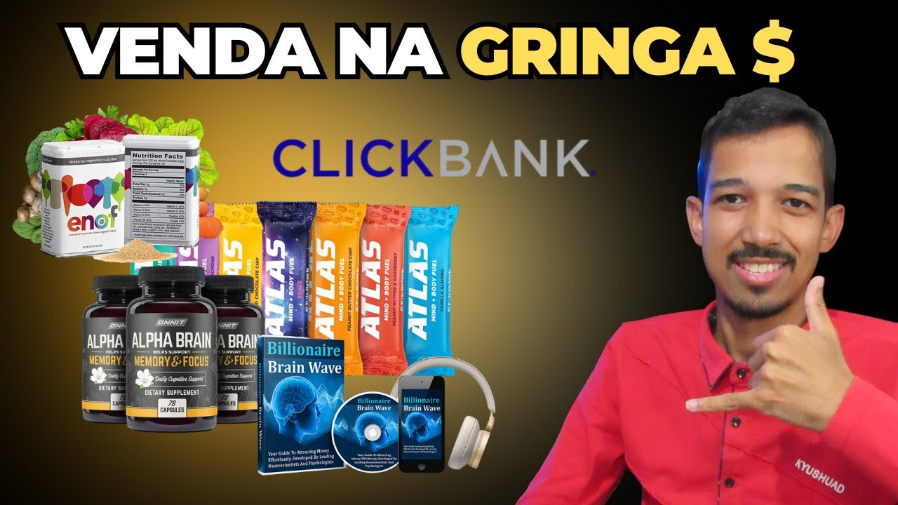 Venda na Gringa e Ganhe em Dólar - Como Cadastrar e Pegar link de afiliado na Clickbank