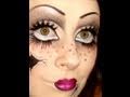 Psycho Doll ..... Halloween Makeup tutorial. 