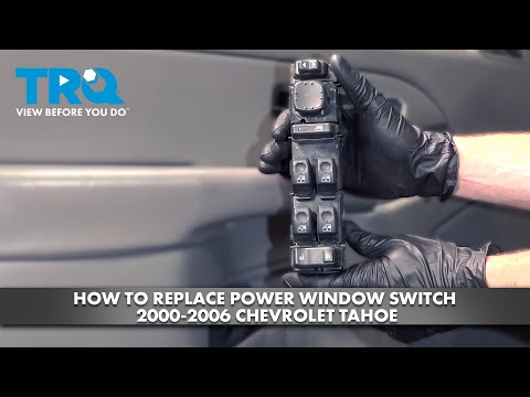 How to Replace Power Window Switch 2000-2006 Chevrolet Tahoe