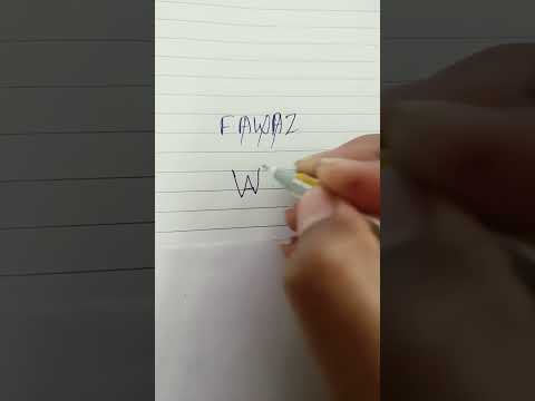 Fawaz name create logo #shorts #logodesign #shortvideo