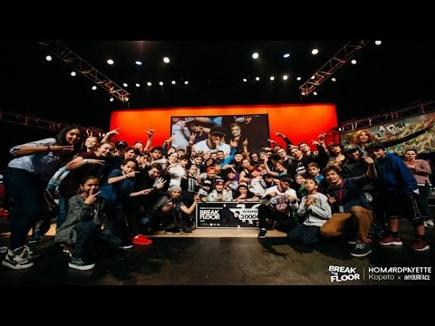 Break The Floor 2016 | final battle Jinjo VS Hustle Kidz