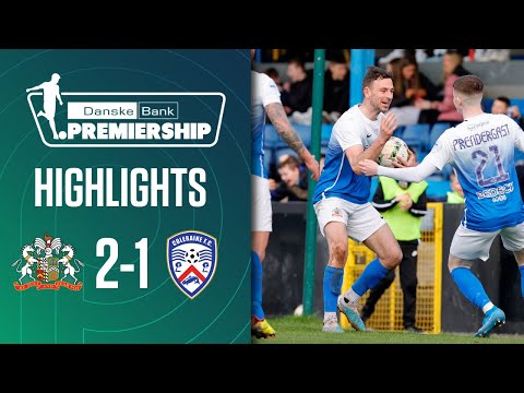Glenavon boost Euro hopes with win | Glenavon 2-1 Coleraine | Irish League Highlights