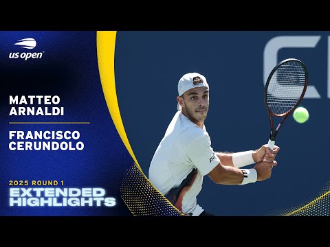 Matteo Arnaldi vs. Francisco Cerundolo Extended Highlights | 2025 US Open Round 1