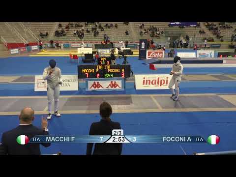 2023 134 T08 01 M F Individual Torino ITA GP BLUE FOCONI ITA vs MACCHI ITA