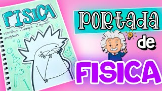 Portada de FISICA Super Fácil | ASSIGNMENT FRONT PAGE DESING