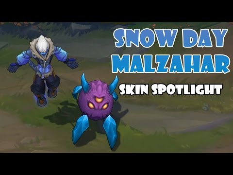 SNOW DAY MALZAHAR | LUSOR SKIN SPOTLIGHT (PBE) | PORO CHAMPIONS
