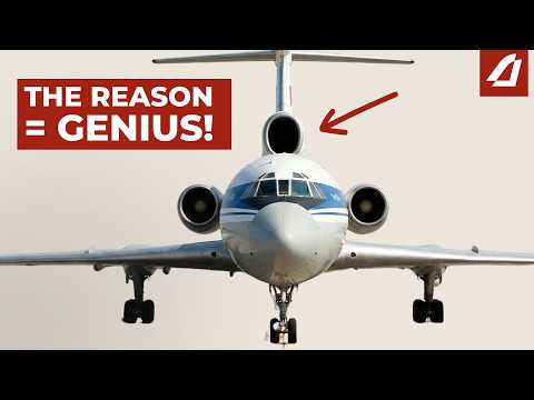 Why Was The Tu-154's Middle Air Intake Oval-Shaped?