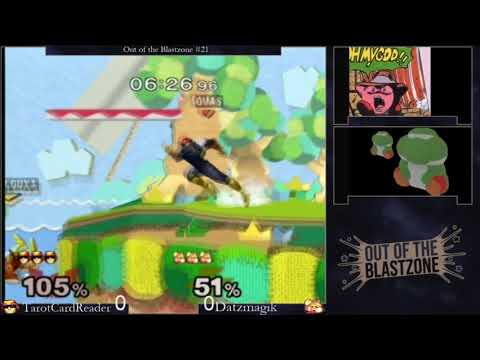 Out of the Blastzone #21: TarotCardReader (Falcon) vs DatzMagik (Fox)