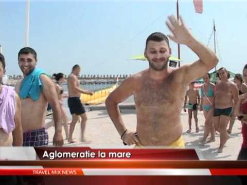 Aglomeraţie la mare – VIDEO