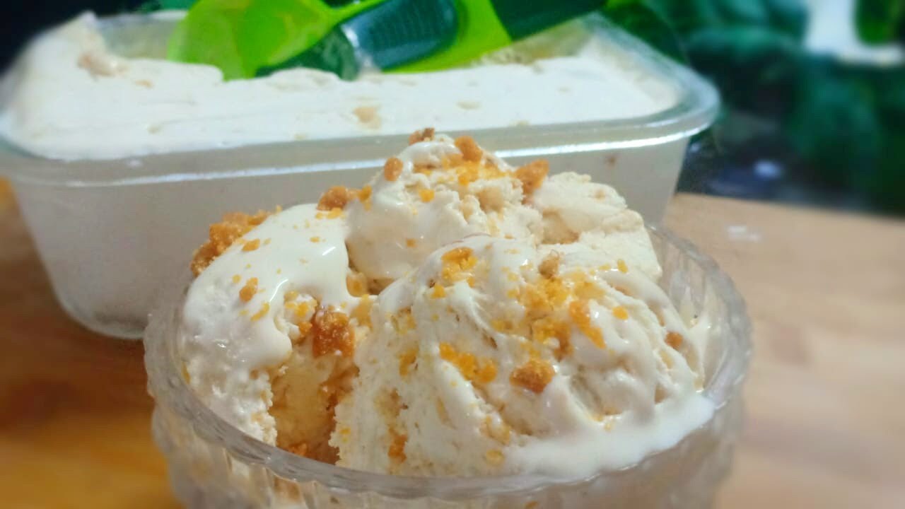 Homemade Butter Scotch Ice Cream | Eggless Butterscotch Ice cream | Easy Dessert Recipe